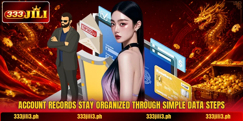 Account records stay organized through simple data steps Account records stay organized through simple data steps