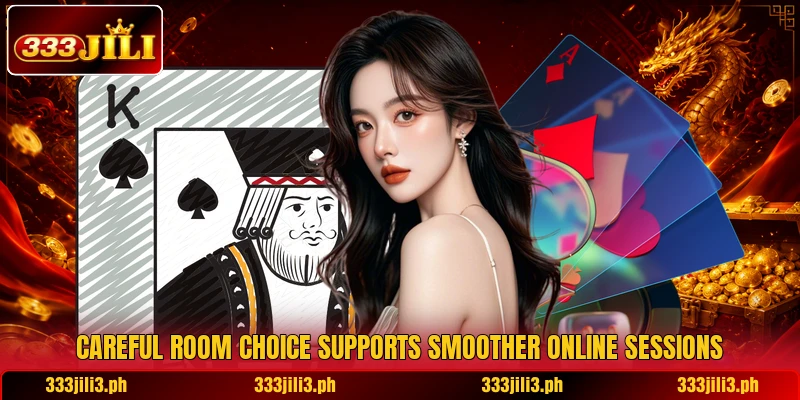 Careful room choice supports smoother online sessions Careful room choice supports smoother online sessions