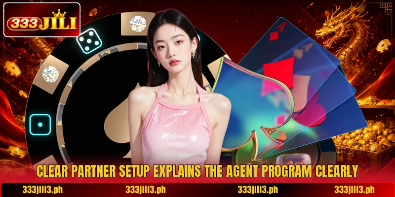 Clear partner setup explains the agent program clearly Clear partner setup explains the agent program clearly