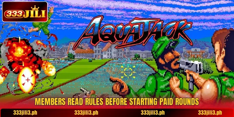 Members read rules before starting paid rounds Members read rules before starting paid rounds