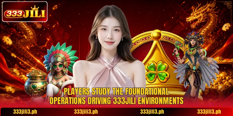 Players study the foundational operations driving 333JILI environments
